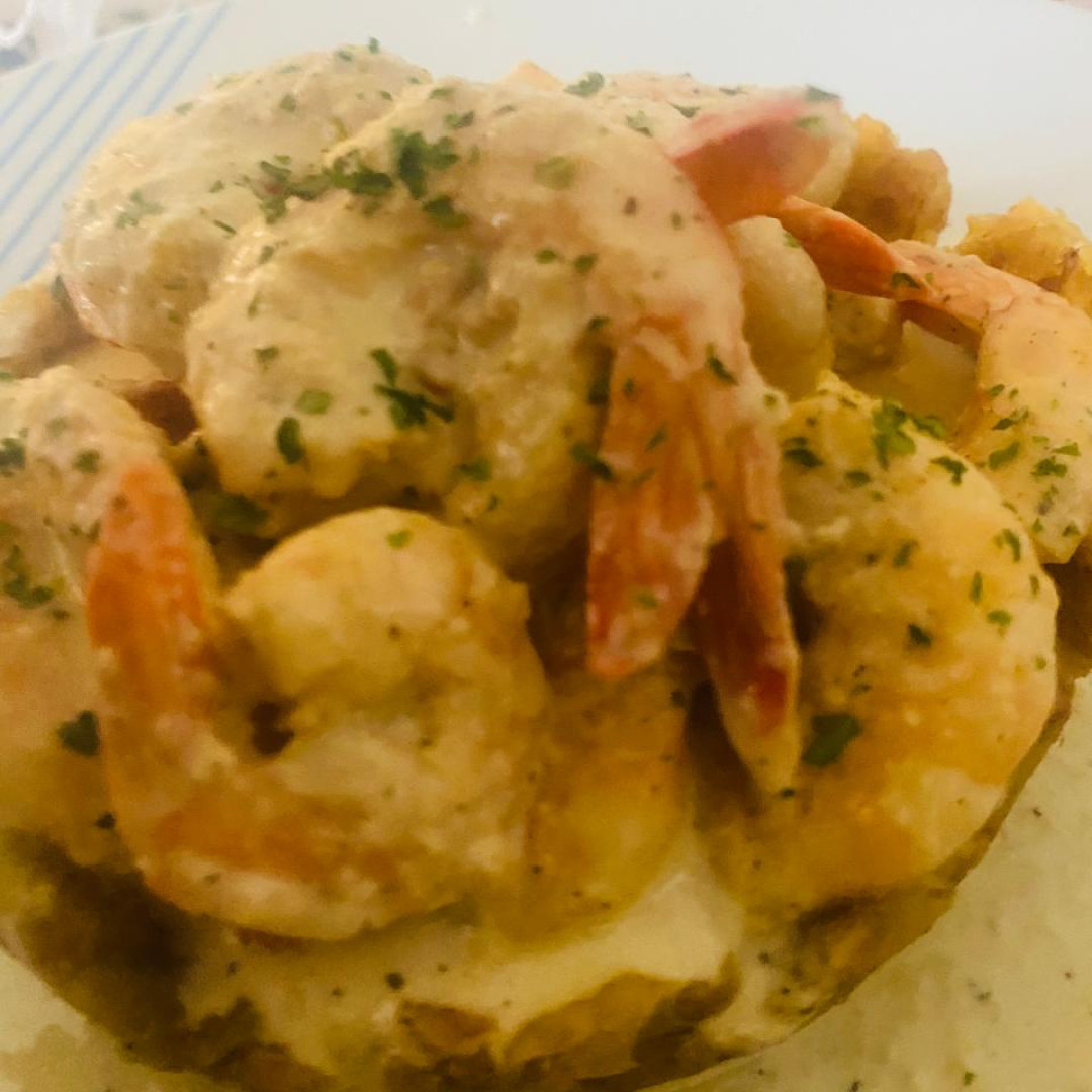 Mofongo de camarones